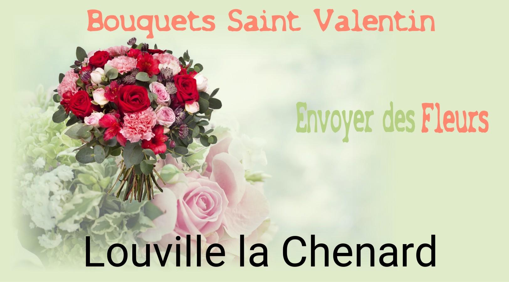 Roses de Saint-Valentin livrées à Louville-la-Chenard